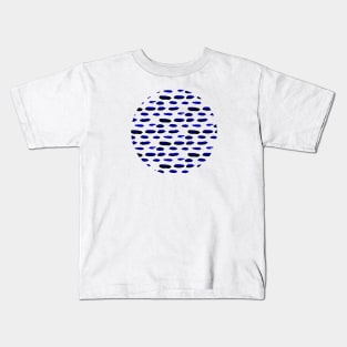 Shibori Dots and Clubs Kids T-Shirt